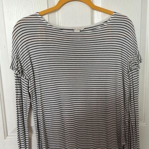 H&M striped long sleeve shirt, size M, good condition